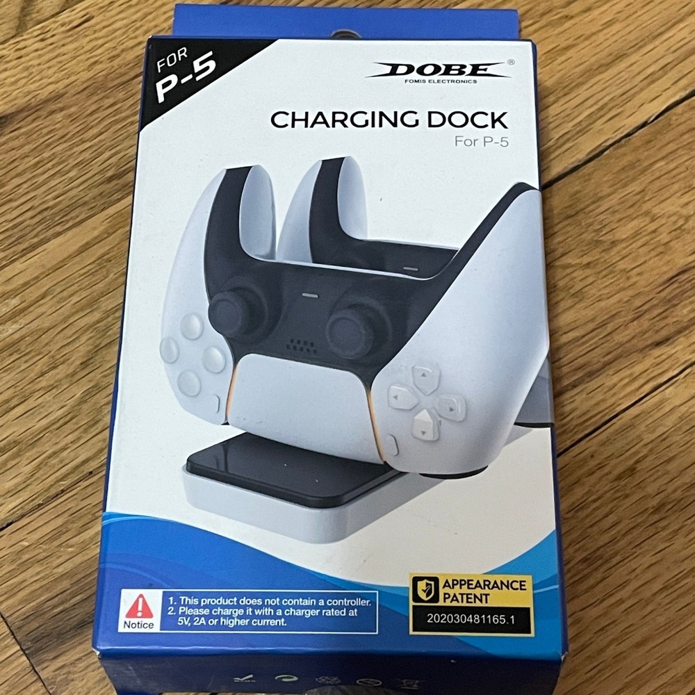 DOBE Charging Dock For PS5 Controller Wireless Charger‎ Station NIB